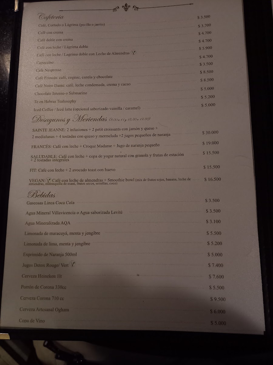 L'Époque Bistro Menu - Image 2